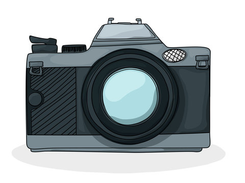  picture of a cartoon camera